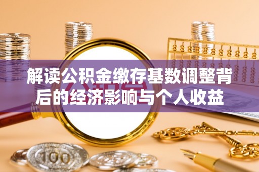 博罗解读公积金缴存基数调整背后的经济影响与个人收益