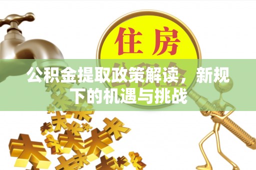 博罗公积金提取政策解读，新规下的机遇与挑战