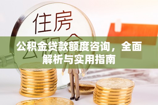 博罗公积金贷款额度咨询，全面解析与实用指南