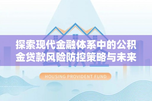 博罗探索现代金融体系中的公积金贷款风险防控策略与未来发展趋势