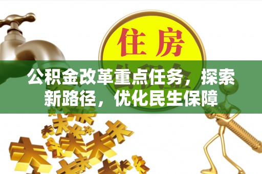 博罗公积金改革重点任务，探索新路径，优化民生保障