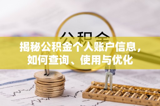 博罗揭秘公积金个人账户信息，如何查询、使用与优化