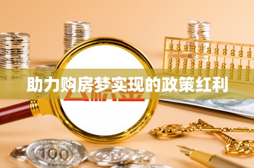 博罗助力购房梦实现的政策红利