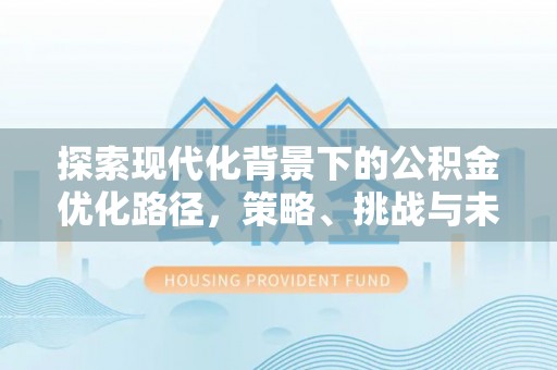 博罗探索现代化背景下的公积金优化路径，策略、挑战与未来展望