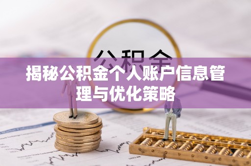 博罗揭秘公积金个人账户信息管理与优化策略