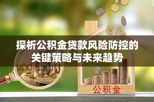 博罗探析公积金贷款风险防控的关键策略与未来趋势