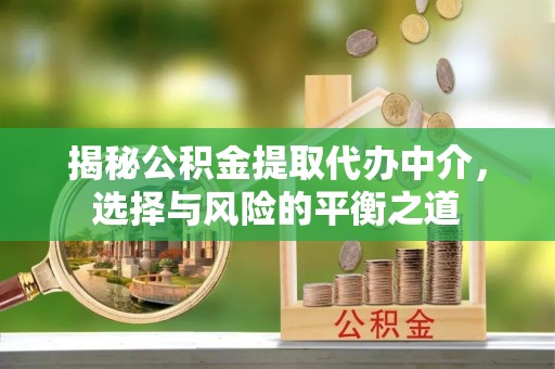 博罗揭秘公积金提取代办中介，选择与风险的平衡之道