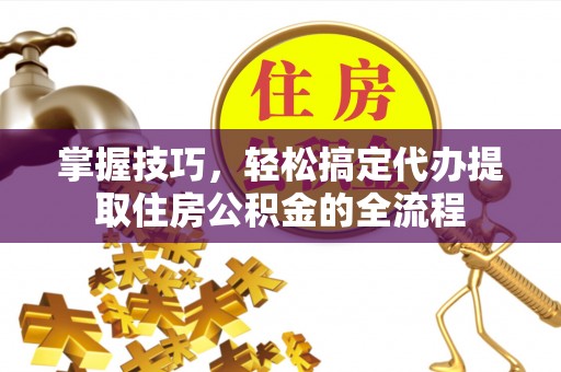 博罗掌握技巧，轻松搞定代办提取住房公积金的全流程