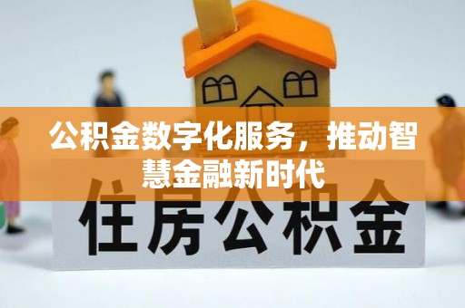 博罗公积金数字化服务，推动智慧金融新时代
