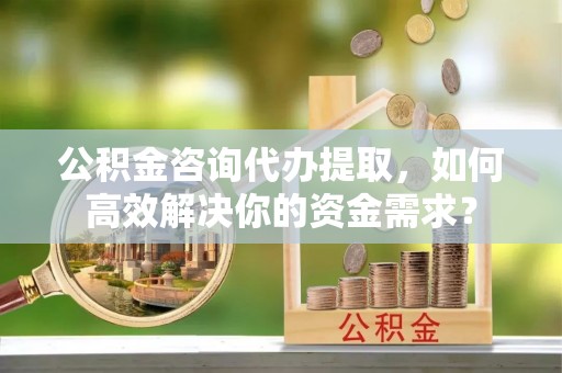 博罗公积金咨询代办提取，如何高效解决你的资金需求？