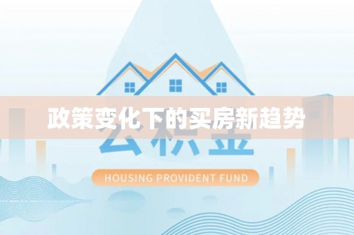 博罗政策变化下的买房新趋势