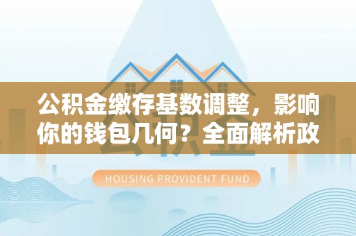 博罗公积金缴存基数调整，影响你的钱包几何？全面解析政策与实际收益