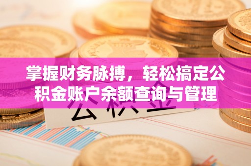 博罗掌握财务脉搏，轻松搞定公积金账户余额查询与管理