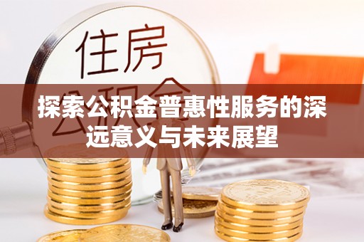 博罗探索公积金普惠性服务的深远意义与未来展望