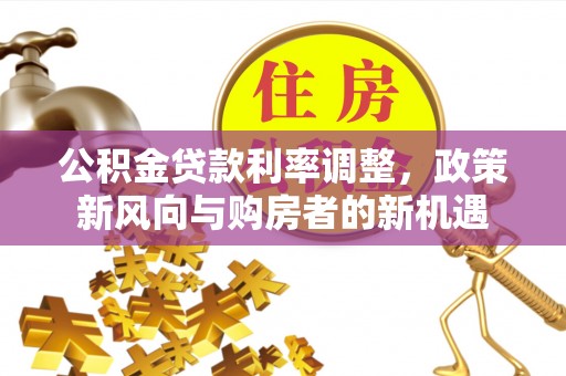 博罗公积金贷款利率调整，政策新风向与购房者的新机遇