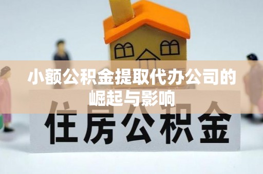 博罗小额公积金提取代办公司的崛起与影响